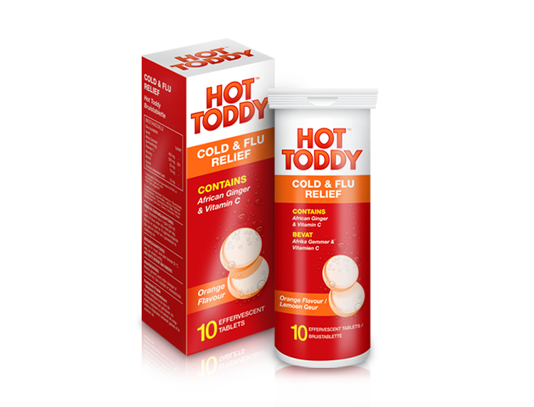 Hot Toddy™ - Cold & Flu Relief | 10 Effervescent Tablets
